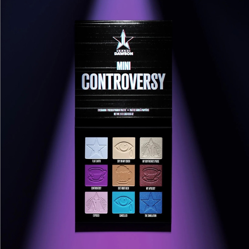 Jeffree Star X Shane Dawson Mini Controversy Emerald Edition Eyeshadow Palette